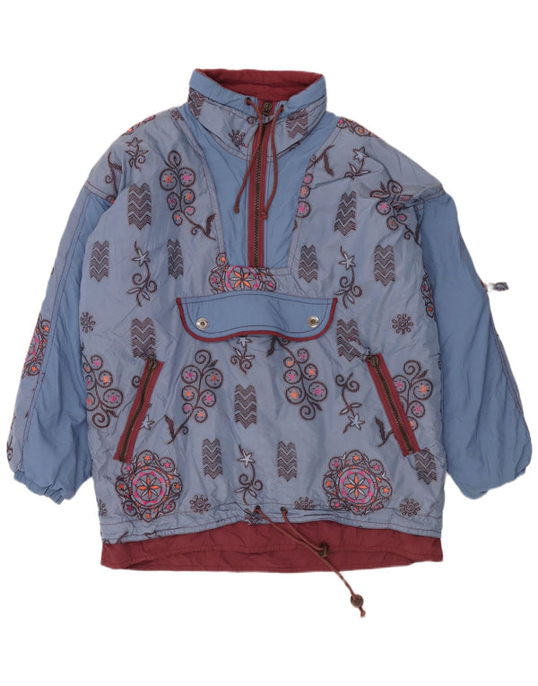 Canyon velika muška anorak skijaška jakna UK 40 Large Blue Floral Polyamide