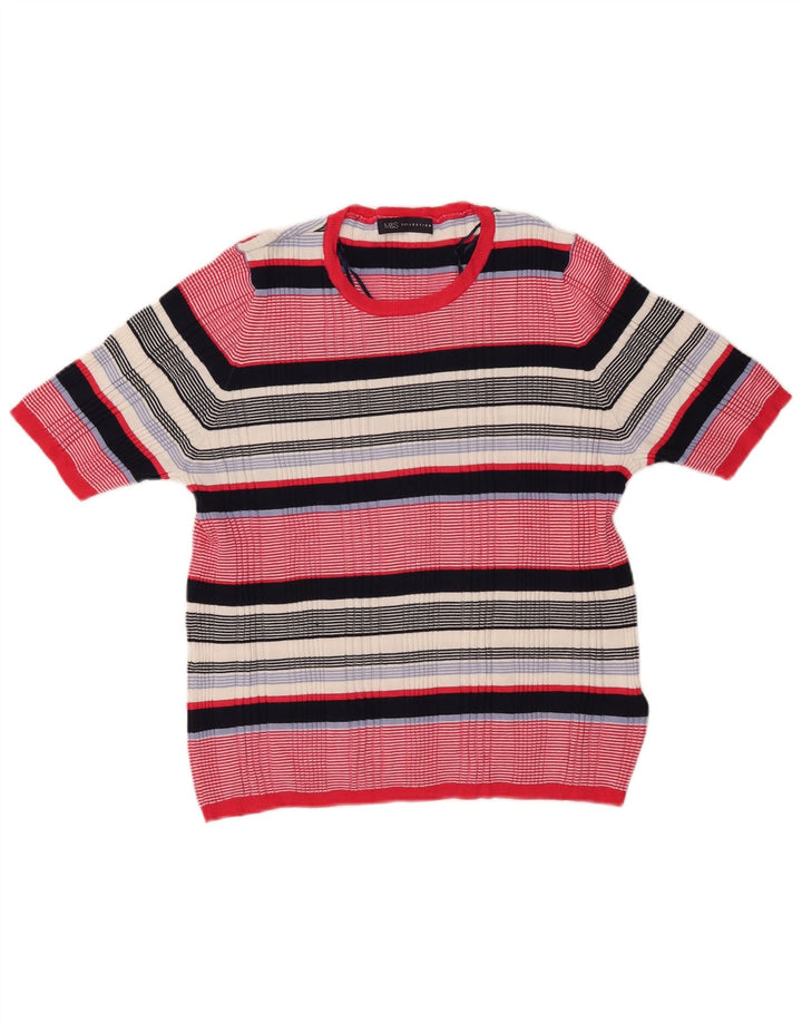 MARKS & SPENCER Ženski pulover s okruglim izrezom UK 20 2XL Višebojni