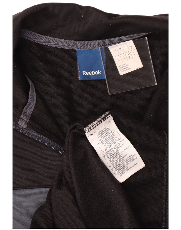Reebok muška gornja jakna trenirke Mala crna poliesterska boja