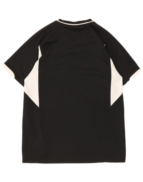 Nike Boys Nike Dri Fit T-Shirt Top 12-13 Years Large Black Colourblock