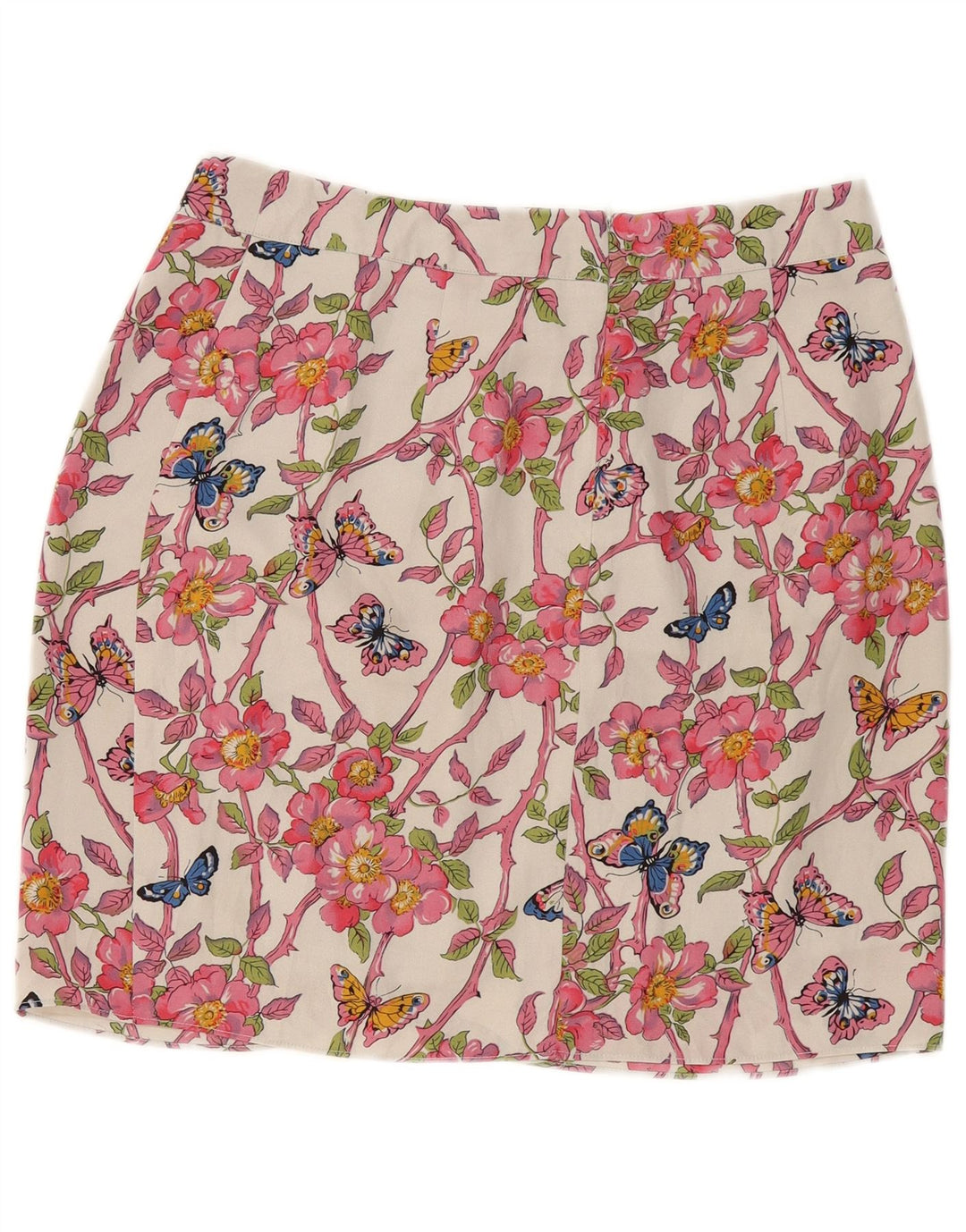 Oasis ženska mini suknja s omotom UK 12 Srednja W32 Višebojno cvjetno