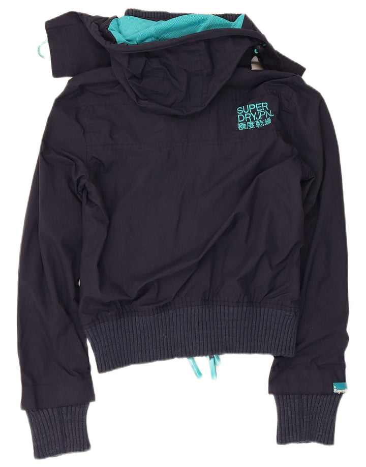 Superdry ženska kišna jakna Windbomber Graphic UK 10 Mala tamnoplava
