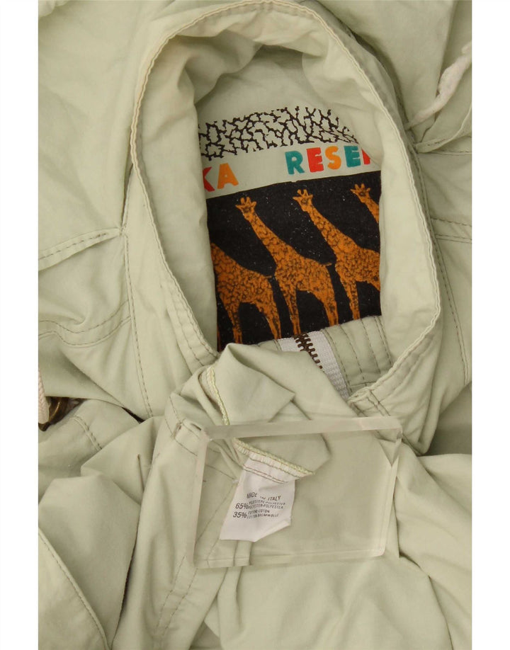 Vintage muška bomber jakna s kapuljačom UK 42 XL zeleni poliester