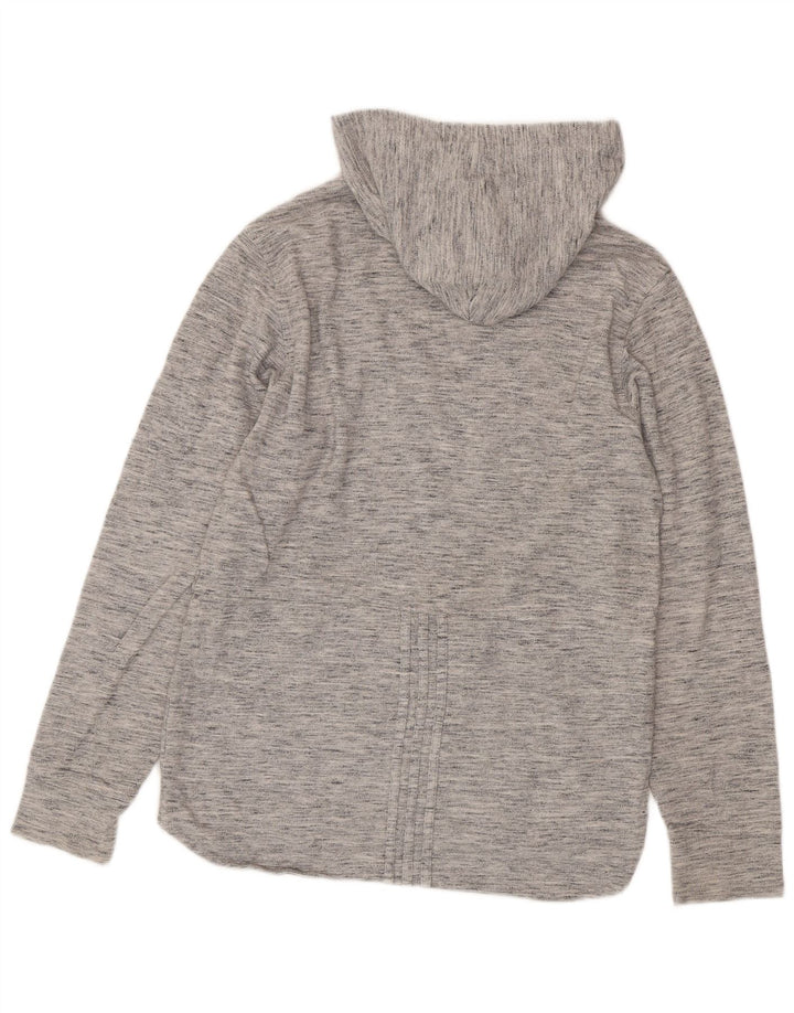 Adidas muška majica s kapuljačom i dugim rukavima male sive mrlje