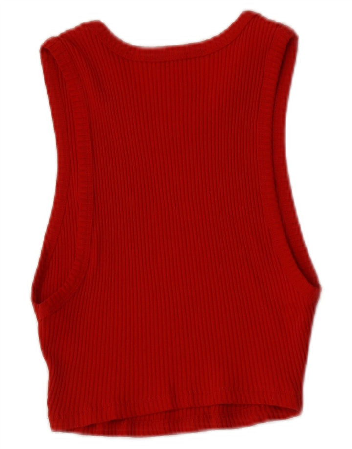 Zara X Kappa ženski kratki prsluk UK 12 Srednje crvena