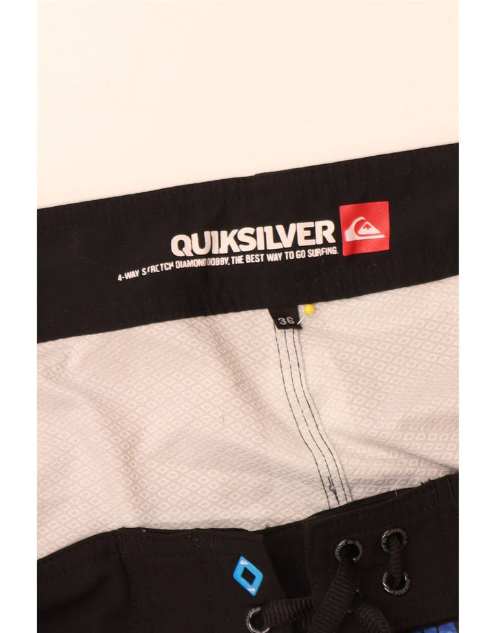 Quiksilver muške kratke hlače za plivanje veliki plavi geometrijski poliester