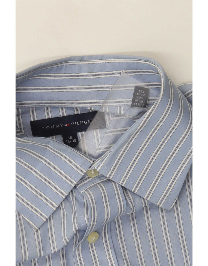 Tommy Hilfiger muška košulja veličine 16, pamuk s velikim plavim prugama