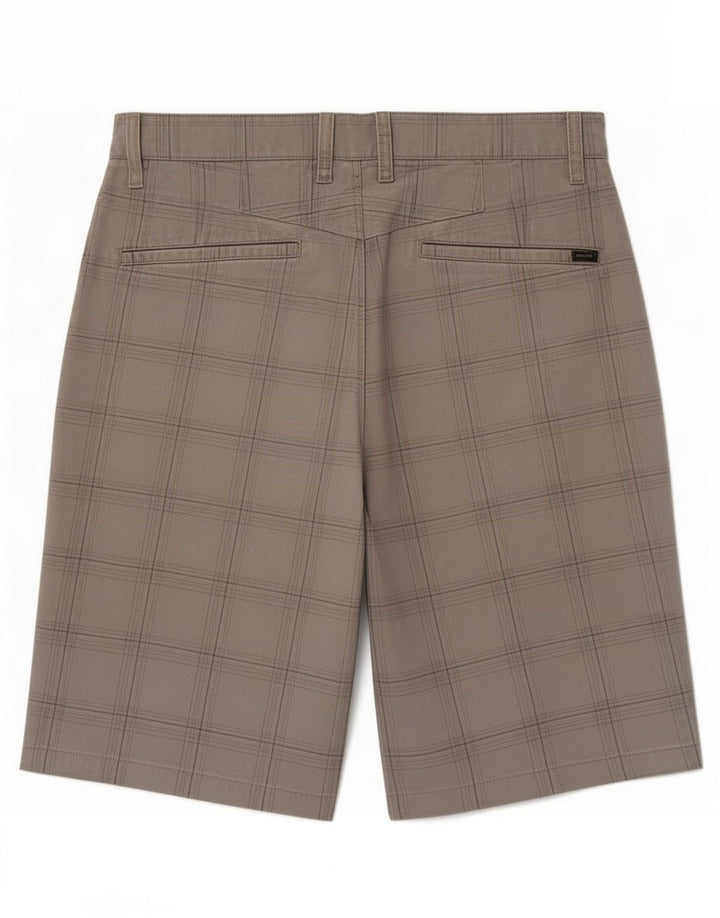 Volcom muške chino kratke hlače srednje veličine W32 sive karirane