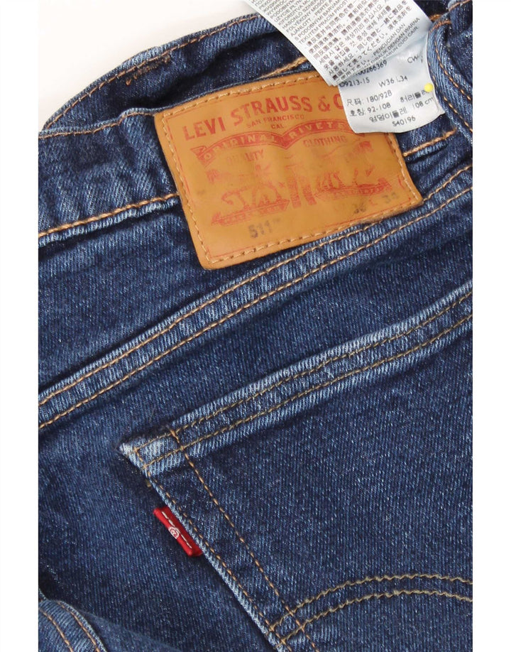 Levi's muške 511 uske traperice W36 L34 plavi pamuk