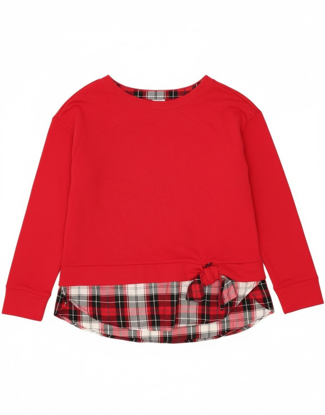 Izod ženska majica dugih rukava UK 14 Veliki crveni karirani pamuk