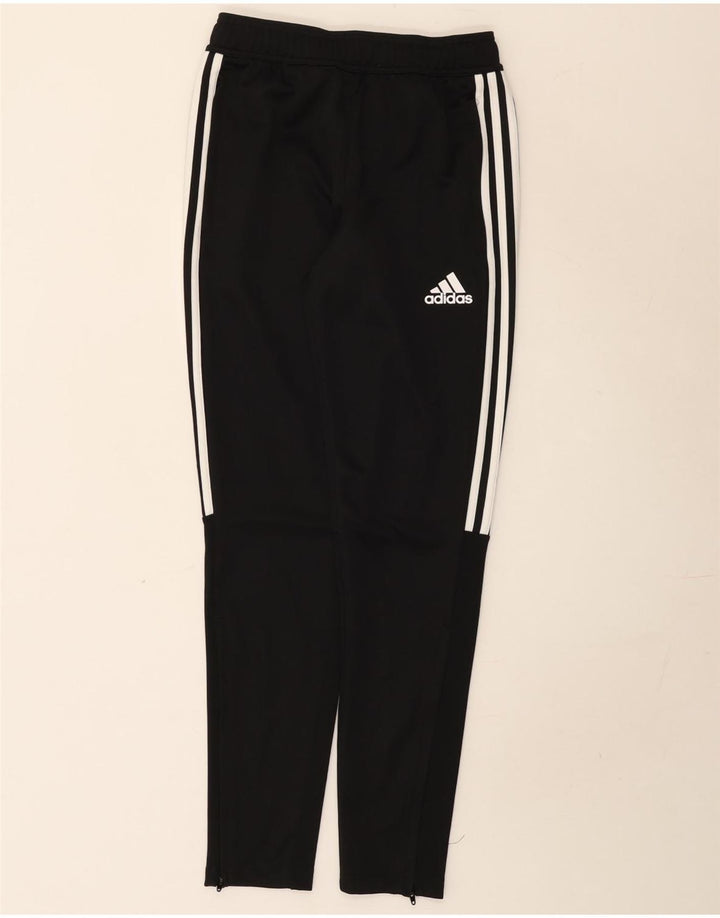 Adidas muške Aeroready hlače za trenirku Male crne poliesterske hlače