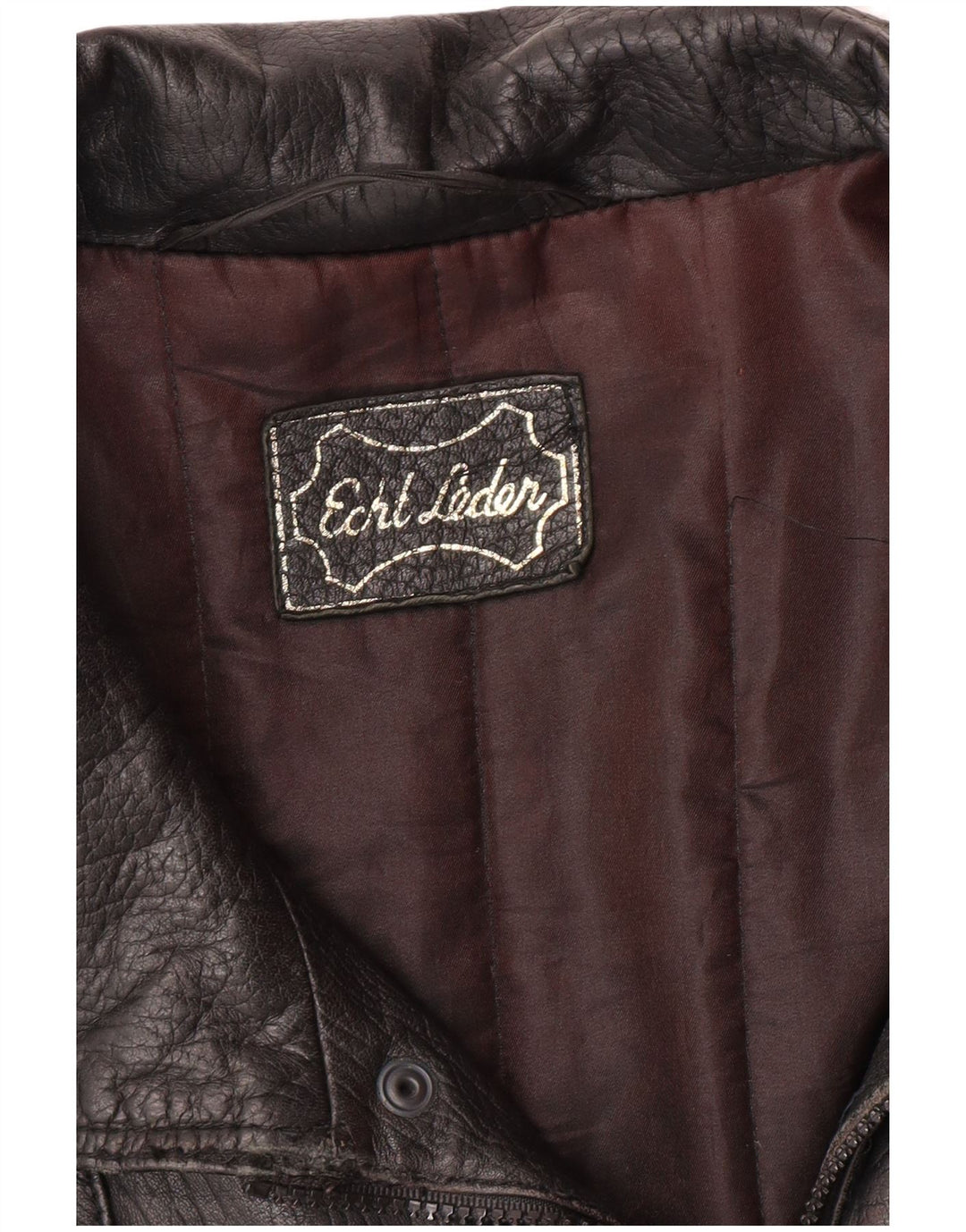 VINTAGE muška kožna jakna UK 40 velika crna koža