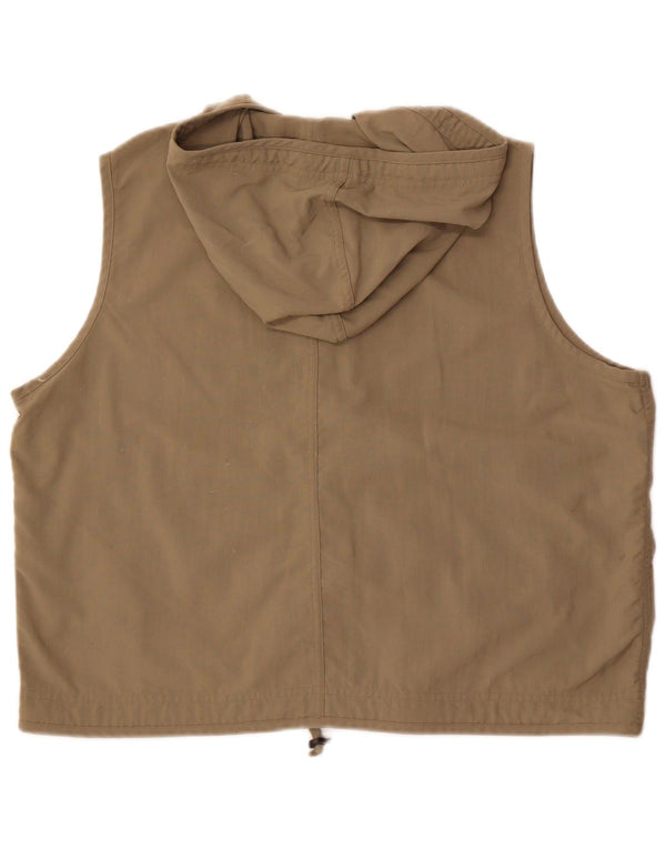 Columbia ženska prekomjerna uslužna jakna s kapuljačom UK 18 XL kaki najlon