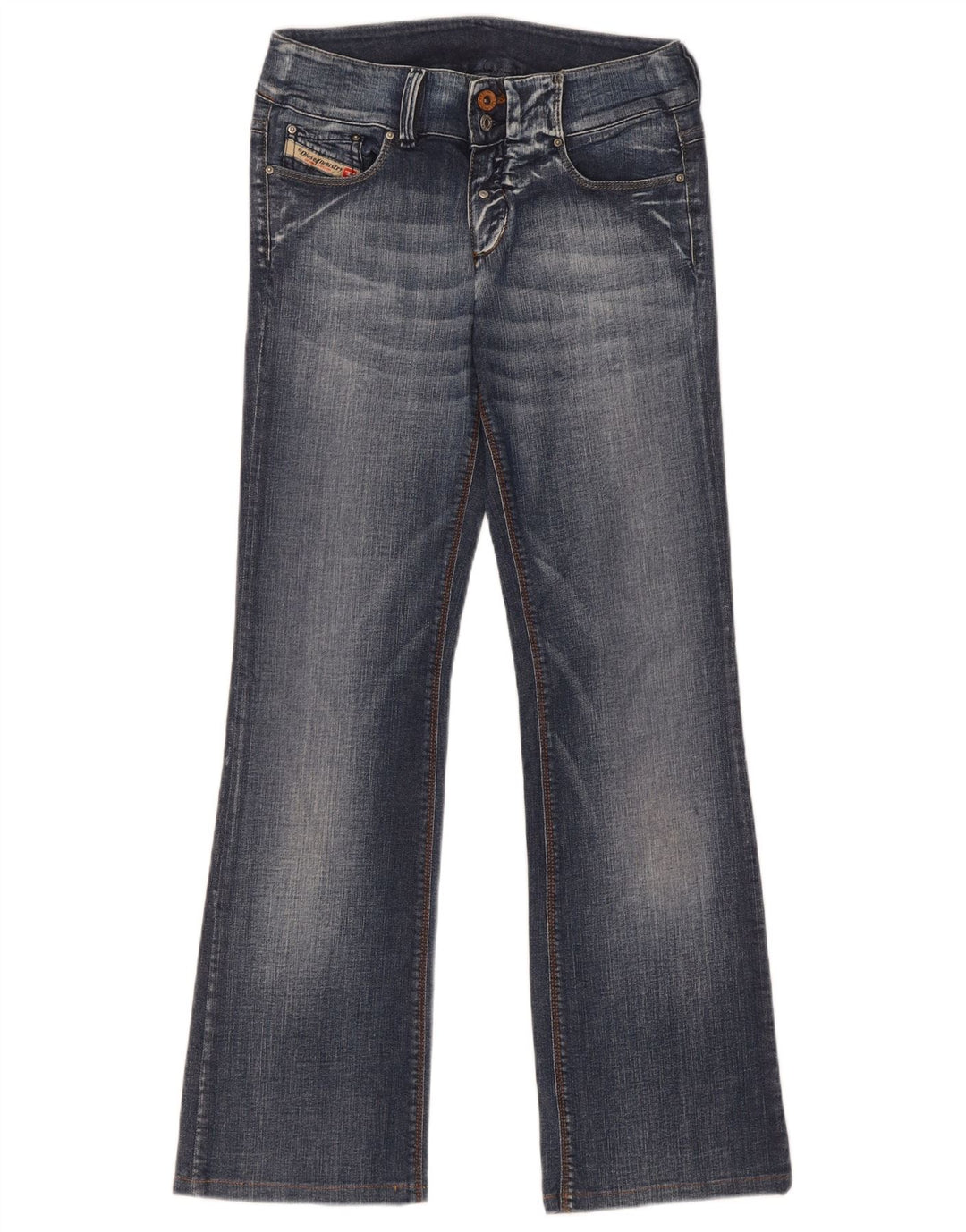 Diesel Ženske Bootcut traperice W27 L29 Plavi pamuk