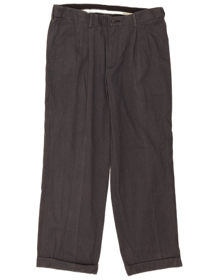 Eddie Bauer muške chino hlače s klinovima W36 L31 sive klasične