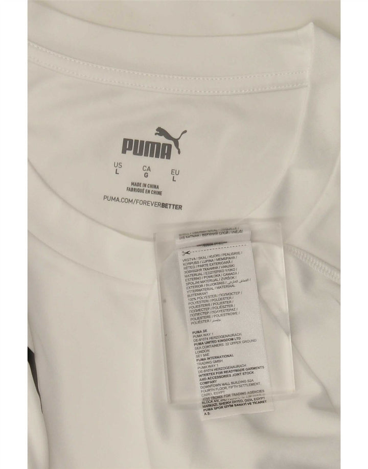 Puma muška majica kratkih rukava s grafičkim motivima, veliki bijeli poliester