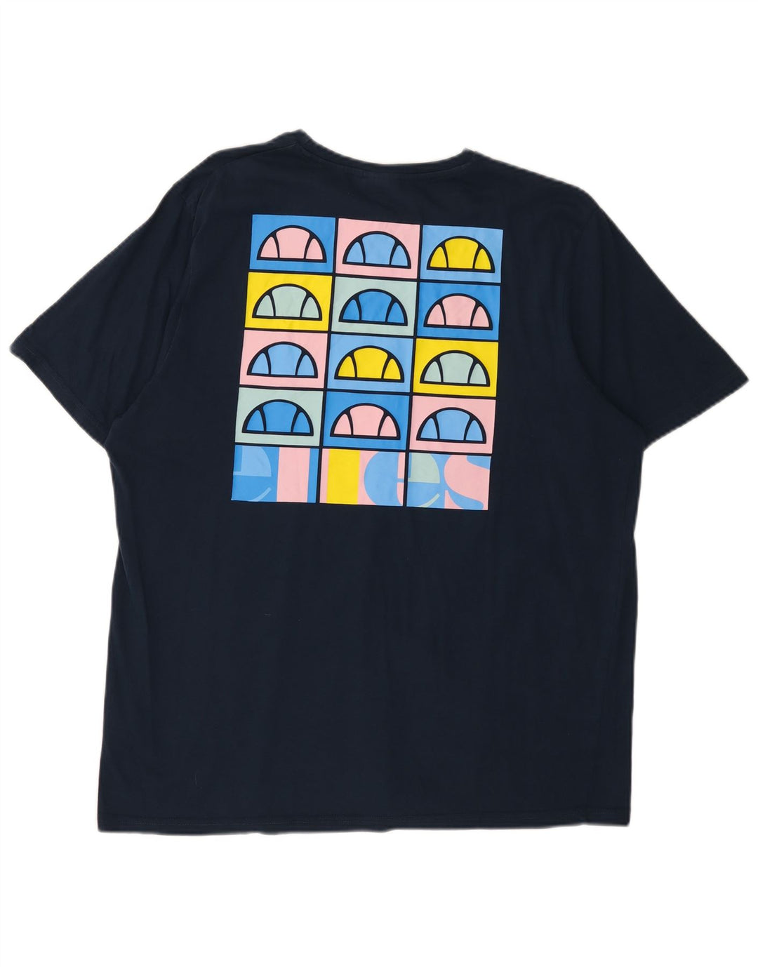 ELLESSE Muška majica kratkih rukava s grafičkim motivima 2XL tamnoplavi pamuk