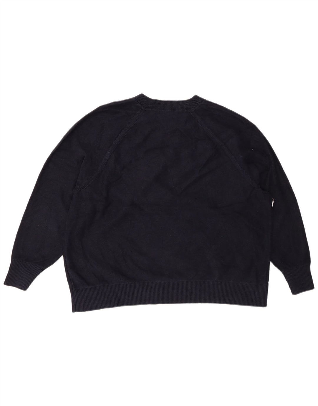 TOMMY HILFIGER Ženski džemper s veznim izrezom IT 48 XL Mornarsko plava