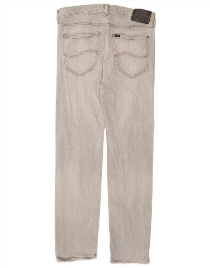 Lee Mens Daren Straight Jeans W32 L32 Sivi pamuk