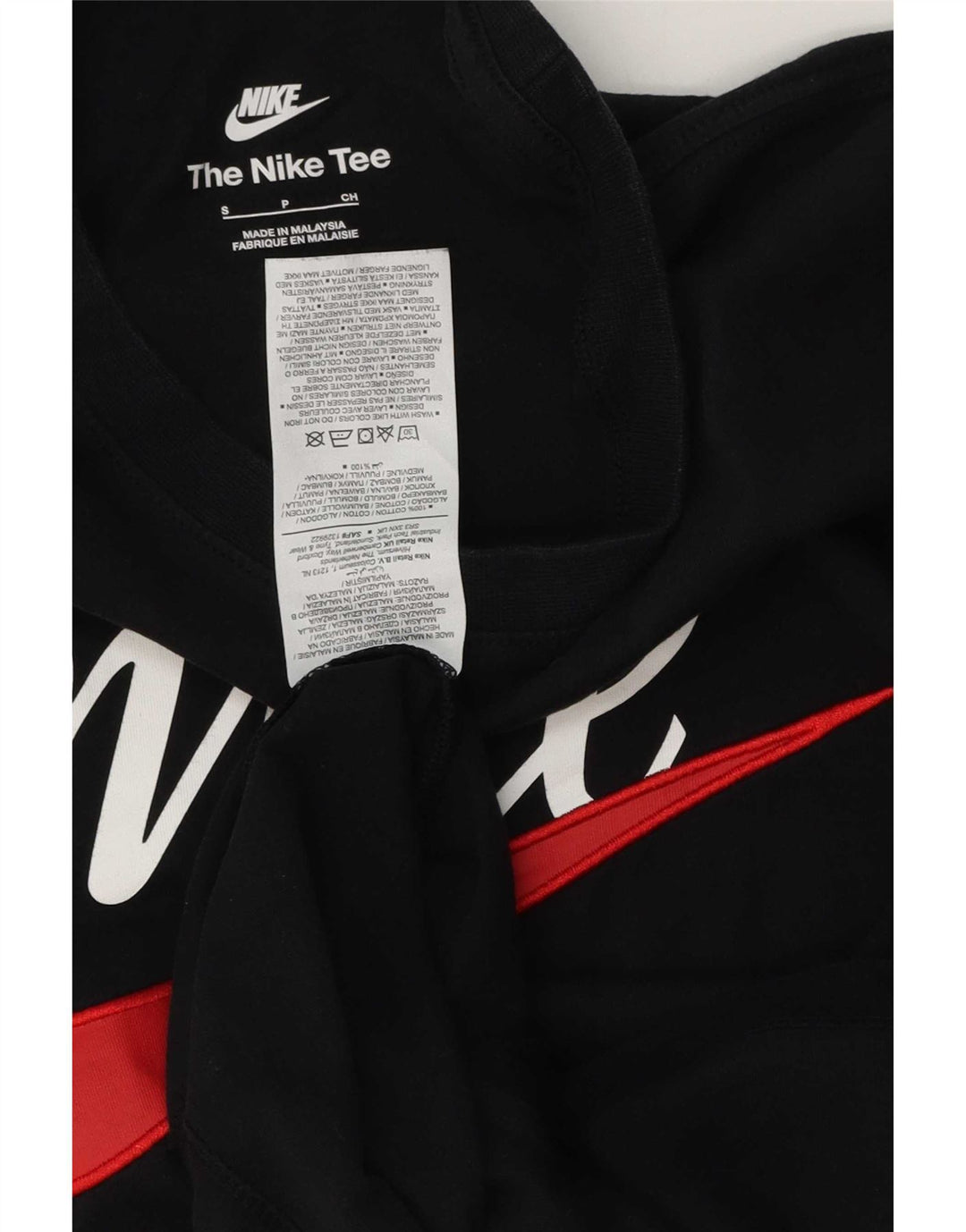 Nike Muška majica kratkih rukava s grafičkim motivima, mala, crna pamučna