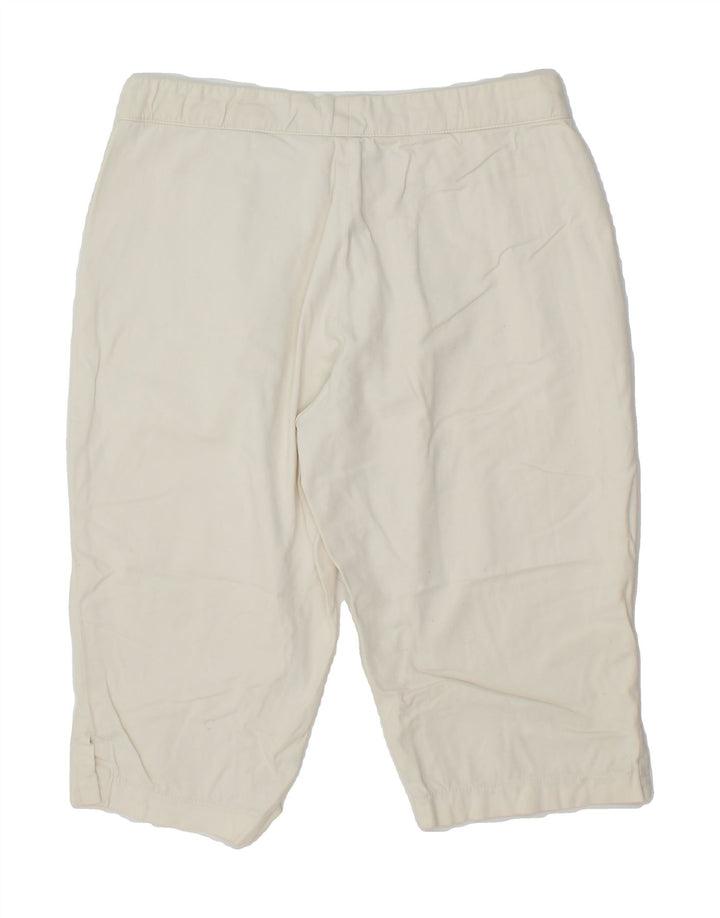 CALVIN KLEIN JEANS Womens Bermuda Shorts W27 Small  White Cotton Vintage Calvin Klein Jeans and Second-Hand Calvin Klein Jeans from Messina Hembry 