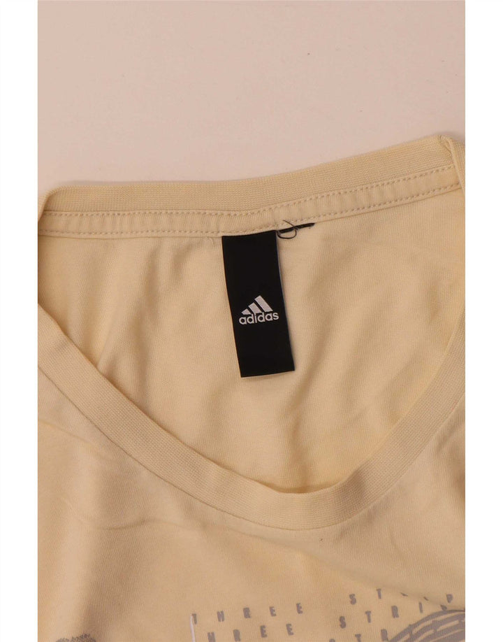 Adidas muška majica s grafičkim motivima Srednje žuta