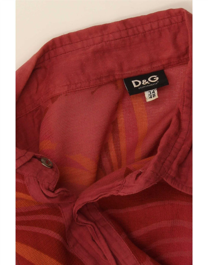 Dolce & Gabbana muška košulja IT 48 srednje crvene cvjetne boje