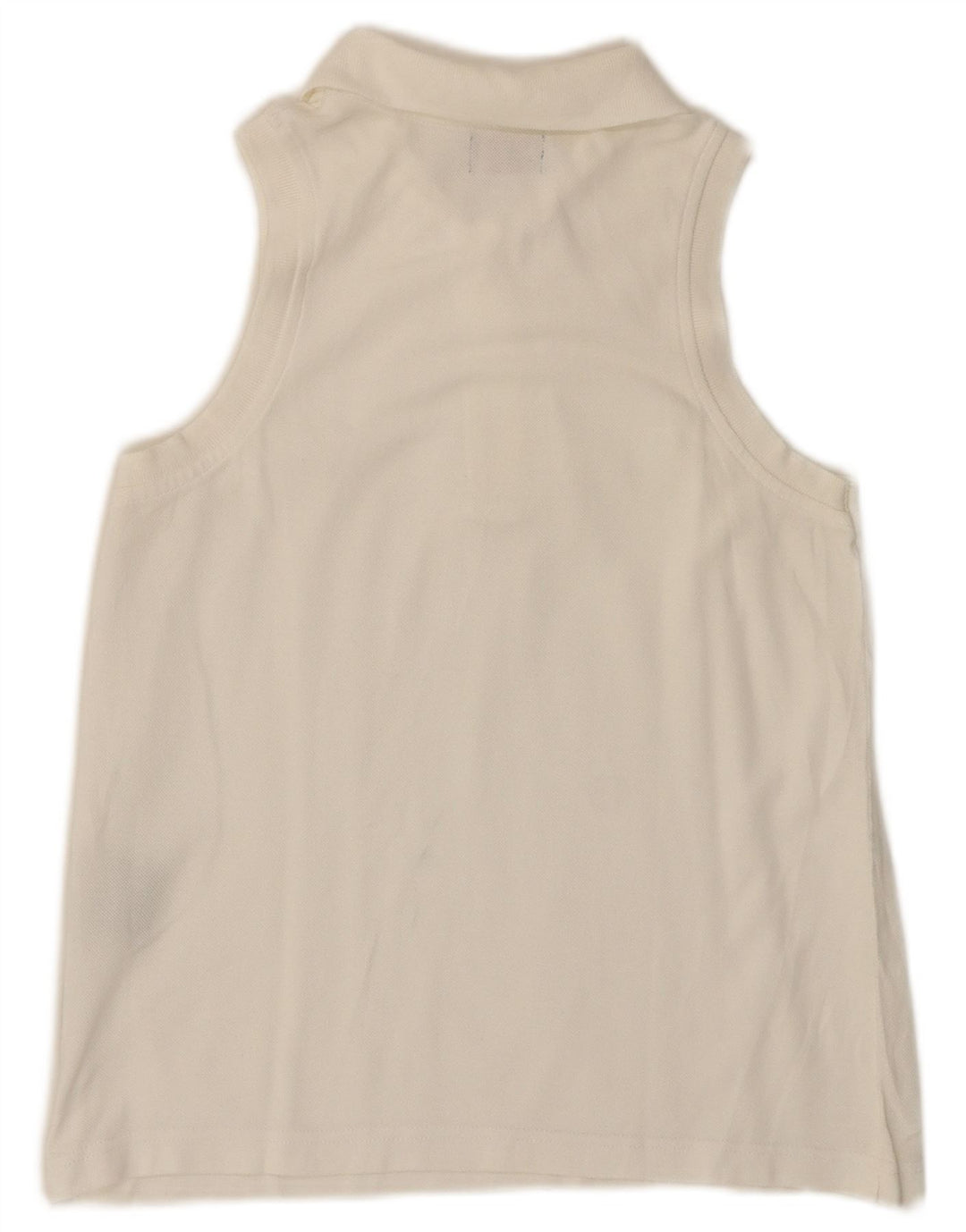 KAPPA ženska polo majica bez rukava UK 12 Srednje bijeli pamuk