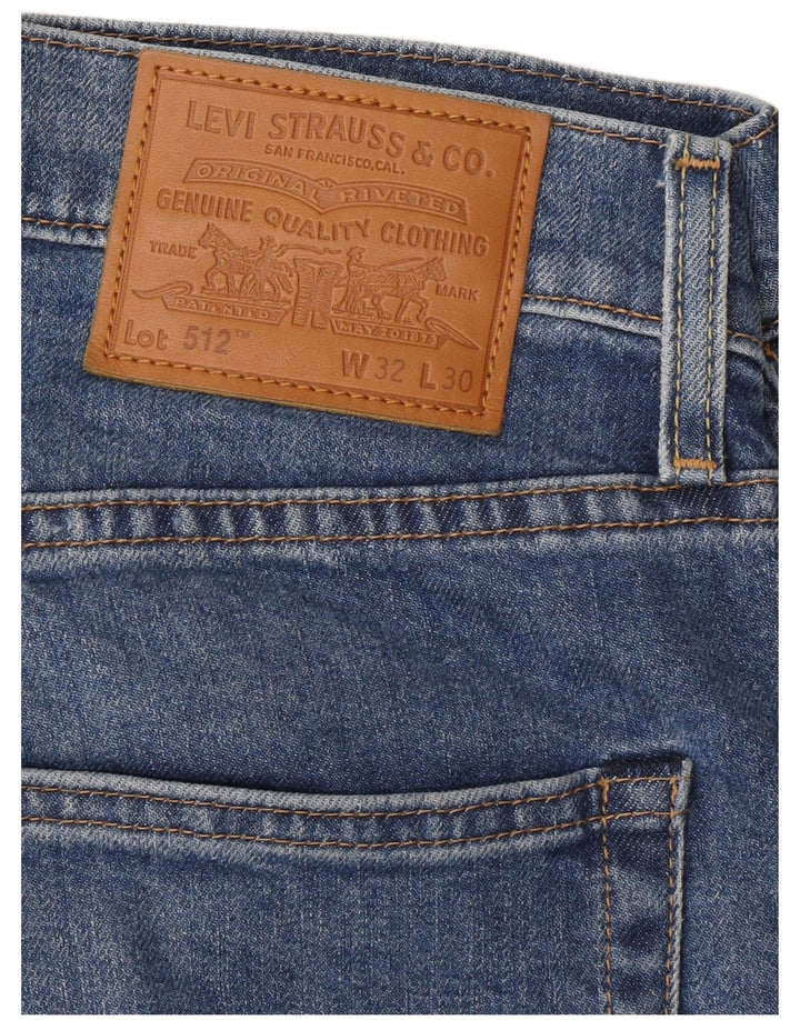 Levi's muške uske traperice W32 L30 plavi pamuk