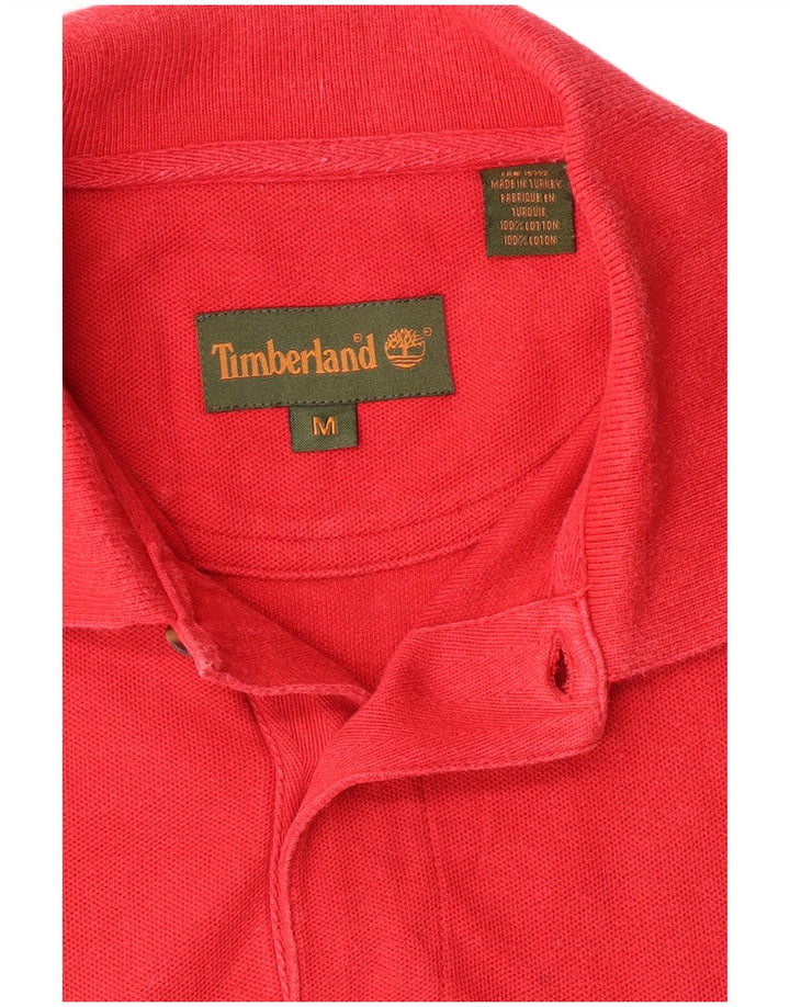 Timberland muška polo majica srednje crvene pamučne boje