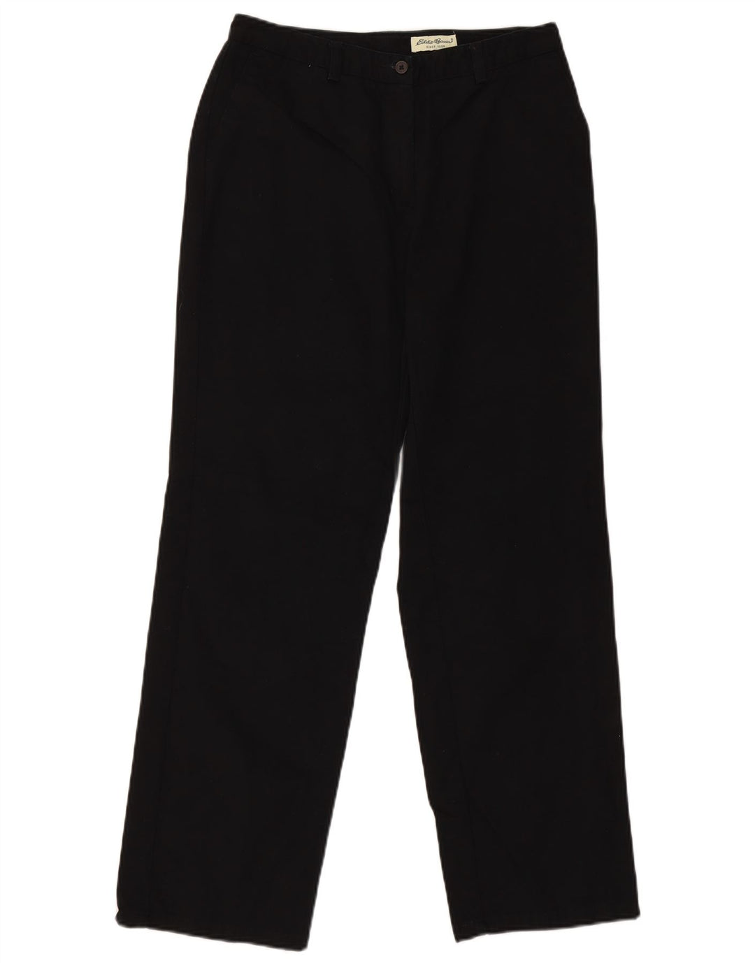 EDDIE BAUER Ženske ravne chino hlače EU 40 srednje W30 L30 crne