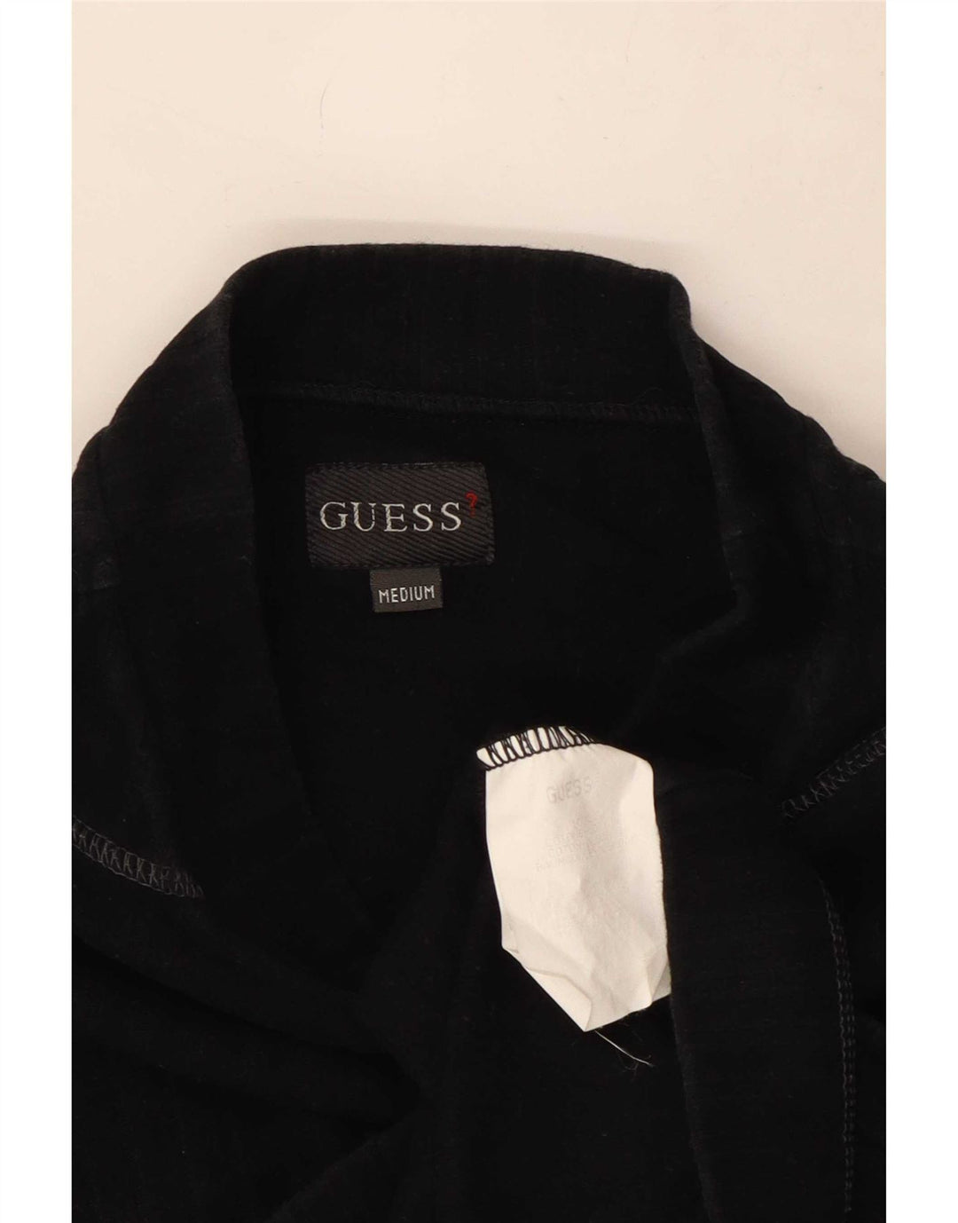 Guess Ženska majica dugih rukava UK 14 Srednje crni pamuk