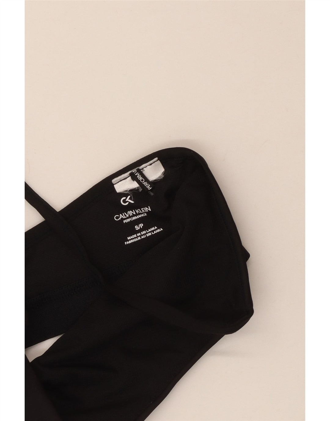 CALVIN KLEIN Ženski sportski grudnjak s grafičkim motivima UK 8 Mali crni