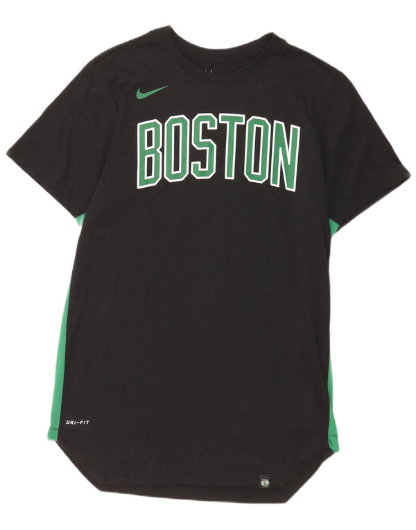 Nike muška majica kratkih rukava Boston Celtics Graphic, srednji crni poliester