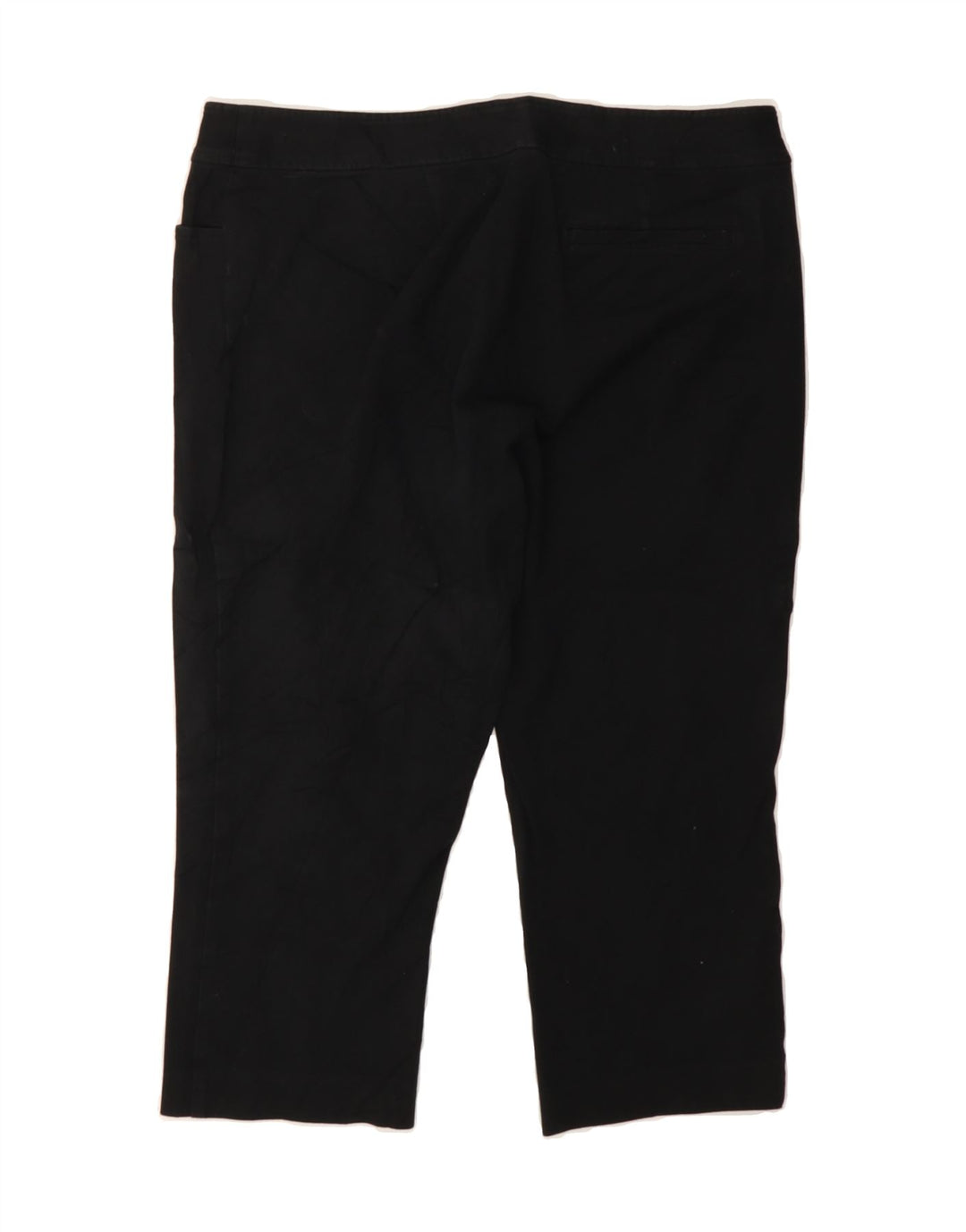 CHAPS Womens Petite Bermuda Shorts US 12 Large W32  Black Cotton Vintage Chaps and Second-Hand Chaps from Messina Hembry 