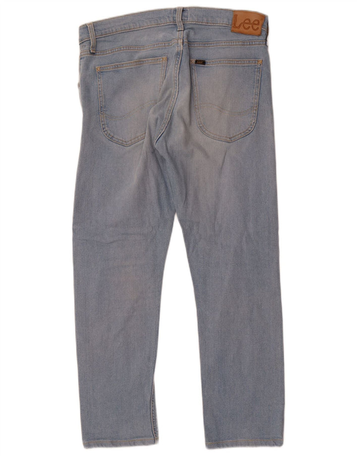 Lee Mens Luke Slim Jeans W32 L27 Plavi pamuk