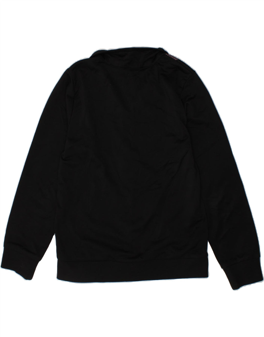 ADIDAS Boys Graphic Tracksuit Top Jacket 7-8 Years Small Black Polyester Vintage Adidas and Second-Hand Adidas from Messina Hembry 