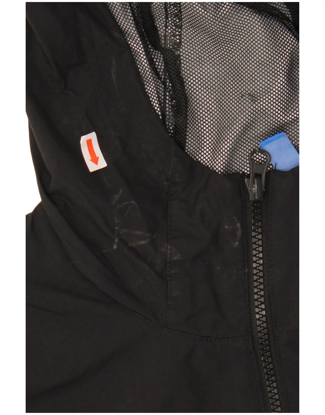 ADIDAS muška kišna jakna s kapuljačom UK 38 srednje crna poliester u boji