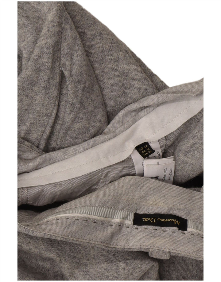 MASSIMO DUTTI Ženske skraćene hlače s klinovima EU 42 Large W32 L25 sive