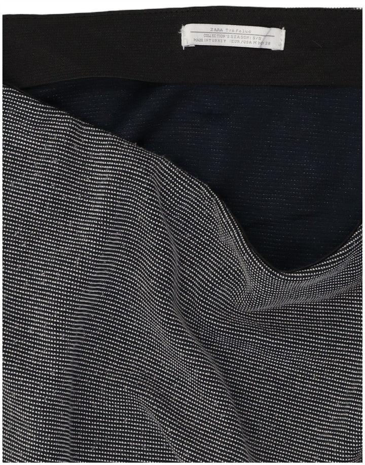 ZARA ženska mini suknja srednje veličine W28 tamnoplava s flekama