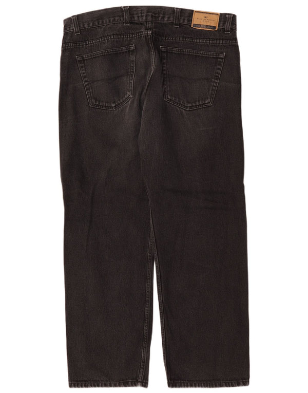 Marks & Spencer muške ravne traperice Blue Harbor W40 L29 crni pamuk