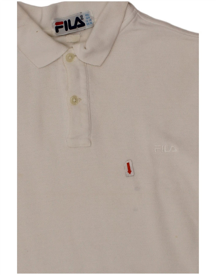 FILA polo majica za dječake 13-14 godina bijela