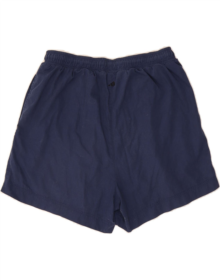 ADIDAS Mens Sport Shorts Large Navy Blue Polyester Vintage Adidas and Second-Hand Adidas from Messina Hembry 