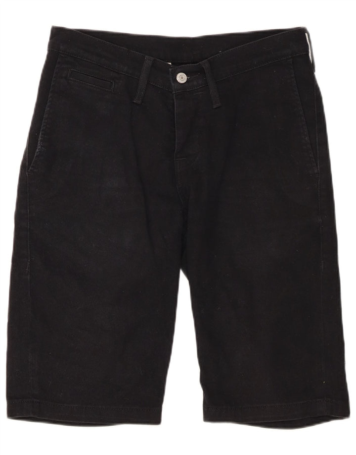 Levi's muške traper kratke hlače W30 Srednje crni pamuk