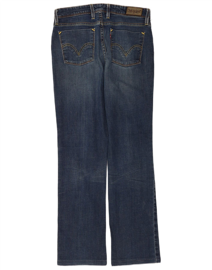 Levi's ženske 627 ravne traperice W32 L30 plavi pamuk