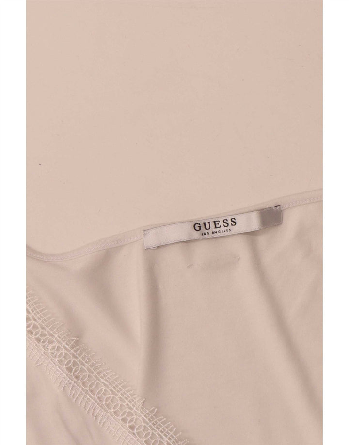 Guess ženski gornji dio bluze bez rukava UK 12 srednje bijele boje