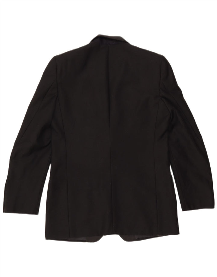 DEL MARE 1911 Muška jakna s jednim gumbom UK 38 srednje crna