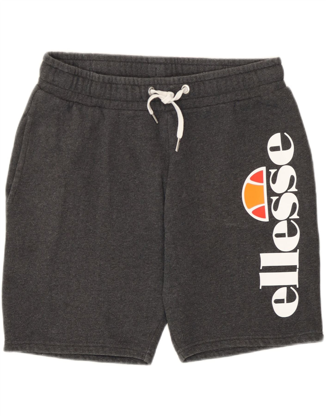 Ellesse muške grafičke sportske kratke hlače srednje sive boje od pamuka