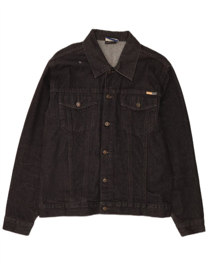 Denim Style muška traper jakna UK 42 XL crni pamuk