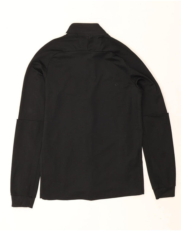 Nike Dri Fit gornja jakna za trenirku srednje crne boje od poliestera